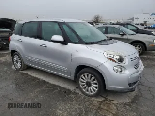 2014 FIAT 500L Easy with VIN ZFBCFABH8EZ022483, listed as a Copart auction lot 43144415 with 81,490 mi miles and Clean Title. Bid and sale history available at DreamBid. Image 4.