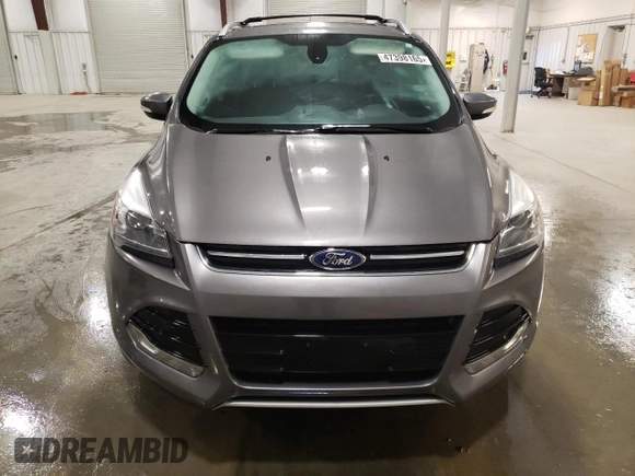 2014 Ford Escape Titanium with VIN 1FMCU9J95EUA84671, listed as a Copart auction lot 47398165 with 84,453 mi miles and Salvage Title. Bid and sale history available at DreamBid. Image 5.