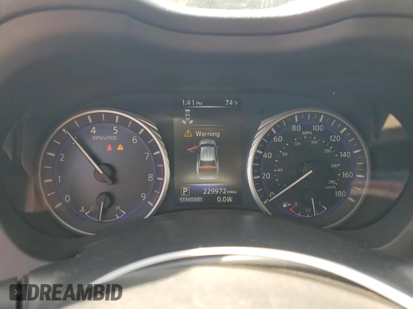2014 Infiniti Q50 Sport with VIN JN1BV7AP5EM676333, listed as a Copart auction lot 51488305 with 229,972 mi miles and Clean Title. Bid and sale history available at DreamBid. Image 9.