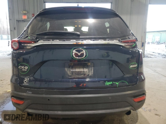 2018 Mazda CX-9 Touring with VIN JM3TCBCY8J0213966, listed as a Copart auction lot 42761895 with 105,279 mi miles and Salvage Title. Bid and sale history available at carsss.com. Image 6.