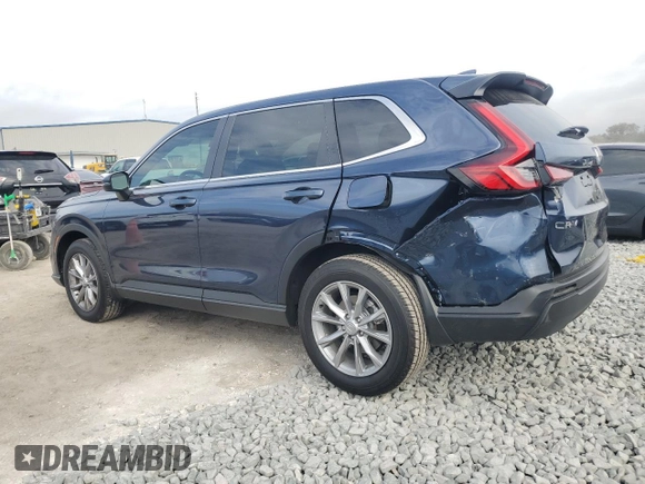 2025 Honda CR-V EX with VIN 7FARS4H46SE005308, listed as a Copart auction lot 45758325 with 5,158 mi miles and Salvage Title. Bid and sale history available at DreamBid. Image 2.