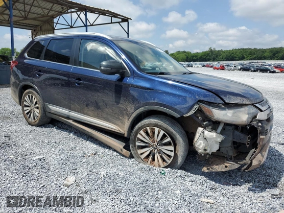 2019 Mitsubishi Outlander SE with VIN JA4AD3A30KZ034757, listed as a Copart auction lot 56308475 with 123,936 mi miles and Salvage title. Bid and sale history available at DreamBid. Image 4.