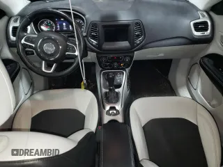 2018 Jeep Compass Latitude with VIN 3C4NJDBB8JT180048, listed as a Copart auction lot 45653135 with 147,279 mi miles and Salvage title. Bid and sale history available at DreamBid. Image 8.