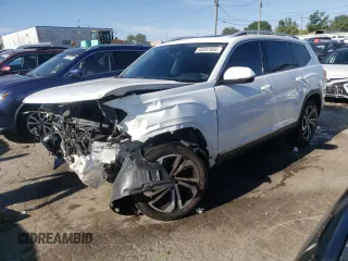 2021 Volkswagen Atlas SEL Premium z VIN 1V2TR2CA6MC509354, wystawiony jako Copart lot #66597604 z przebiegiem 101 866 mil mil oraz Szkoda całkowita • Salvage title. Historia ofert i sprzedaży dostępna na DreamBid. Obrazek 1.
