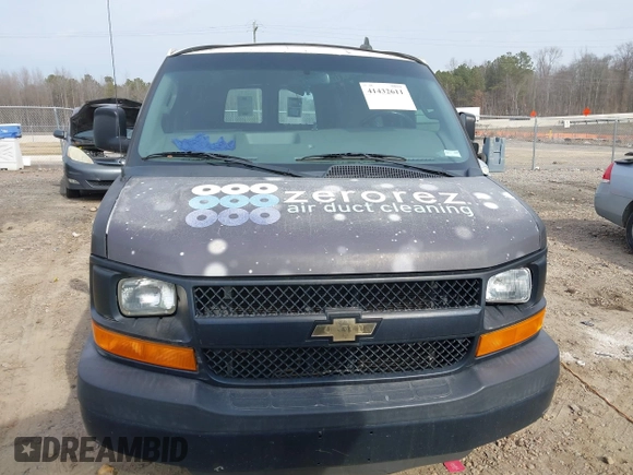 2016 Chevrolet Express Cargo Van with VIN 1GCZGHFF1G1247447, listed as a IAAI auction lot 41432611 with 111,432 mi miles. Bid and sale history available at carsss.com. Image 12.
