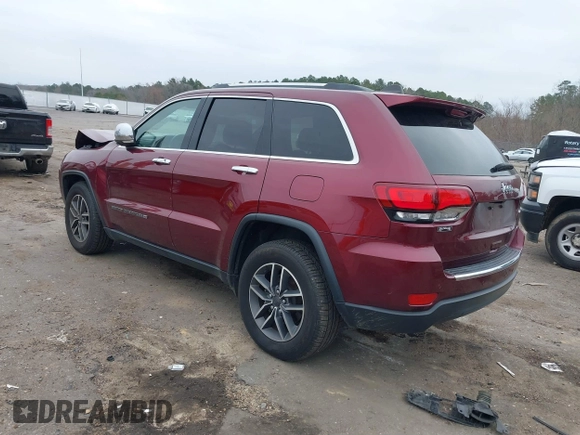 2022 Jeep Grand Cherokee Limited with VIN 1C4RJEBG6NC152690, listed as a IAAI auction lot 41522881 with 61,795 mi miles and . Bid and sale history available at DreamBid. Image 3.