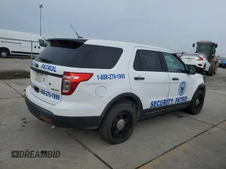 2013 Ford Utility Police Interceptor with VIN 1FM5K7AR2DGB08473, listed as a Copart auction lot 45728965 with 202,881 mi miles and Clean Title. Bid and sale history available at carsss.com. Image 3.