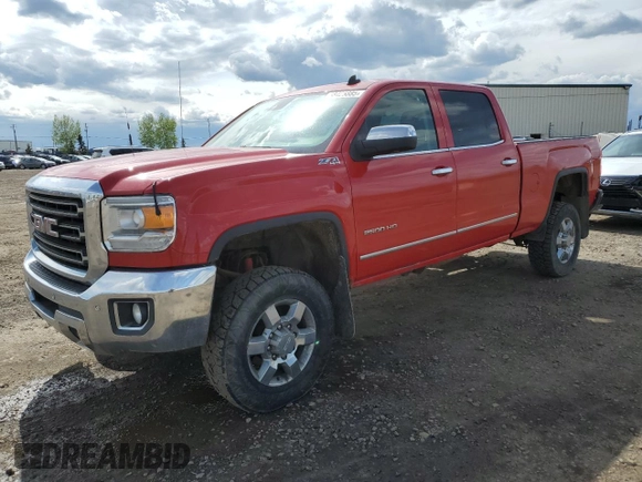 2015 GMC Sierra 2500HD SLT with VIN 1GT12ZEGXFF103781, listed as a Copart auction lot 58425885 with 292,156 mi miles and Clean title. Bid and sale history available at DreamBid. Image 1.