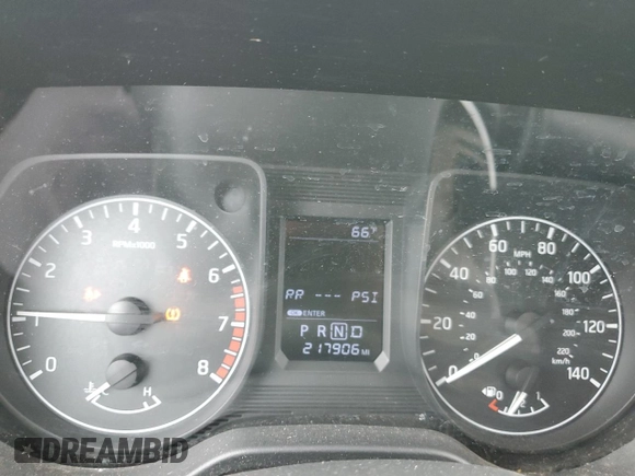 2017 Nissan Titan with VIN 1N6AA1F10HN501280, listed as a Copart auction lot 81840124 with 217,906 mi miles and Clean title. Bid and sale history available at DreamBid. Image 9.