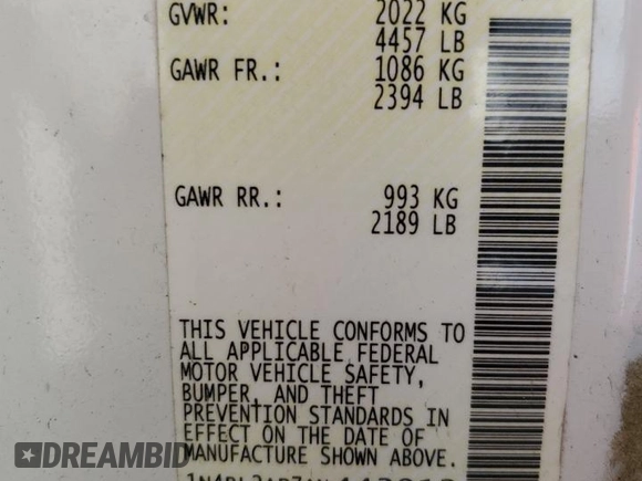 2010 Nissan Altima 3.5 SR with VIN 1N4BL2AP7AN443912, listed as a Copart auction lot 47098695 with 189,036 mi miles and Salvage Title. Bid and sale history available at carsss.com. Image 13.