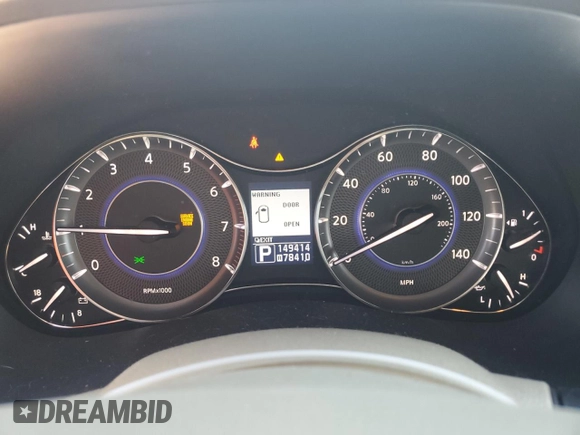 2012 Infiniti QX56 7-passenger with VIN JN8AZ2NE0C9020280, listed as a Copart auction lot 76910394 with 149,414 mi miles and Salvage Title. Bid and sale history available at carsss.com. Image 9.