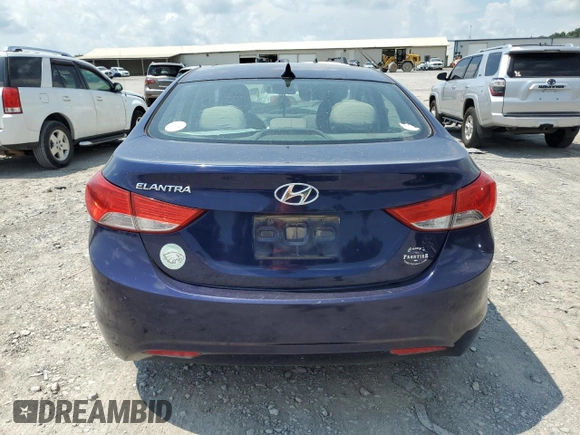 2013 Hyundai Elantra Limited with VIN 5NPDH4AE1DH168041, listed as a Copart auction lot 49709275 with 151,101 mi miles and Salvage Title. Bid and sale history available at DreamBid. Image 6.