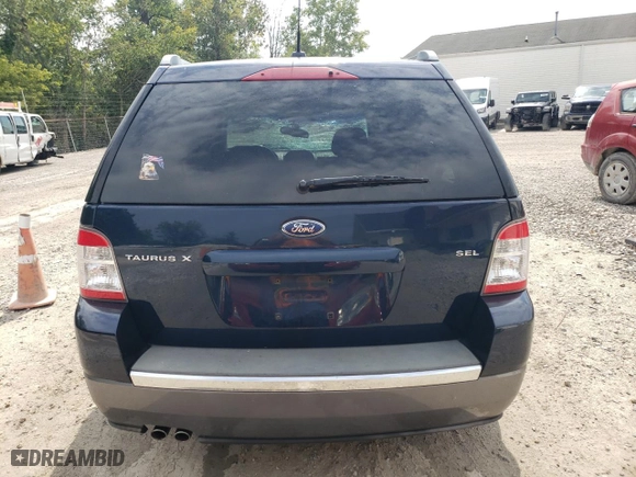 2008 Ford Taurus X SEL with VIN 1FMDK02W88GA44341, listed as a Copart auction lot 70535134 with NaN miles and Salvage Title. Bid and sale history available at carsss.com. Image 6.