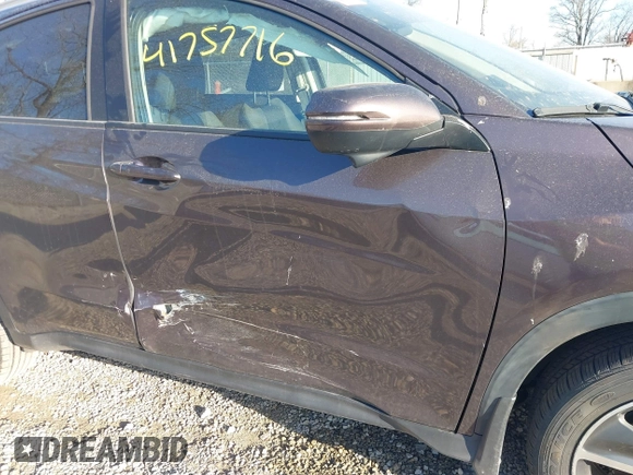 2021 Honda HR-V EX with VIN 3CZRU6H54MM748522, listed as a IAAI auction lot 41757716 with 47,143 mi miles. Bid and sale history available at carsss.com. Image 6.