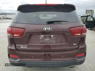 2020 Kia Sorento LX with VIN 5XYPG4A37LG659928, listed as a Copart auction lot 46437335 with 109,802 mi miles and Salvage Title. Bid and sale history available at carsss.com. Image 6.