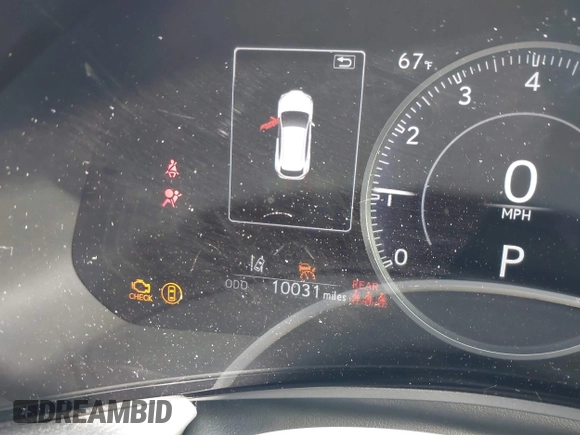 2024 Lexus NX 250 with VIN JTJADCAZ9R2012153, listed as a IAAI auction lot 41223362 with 10,031 mi miles and . Bid and sale history available at DreamBid. Image 7.
