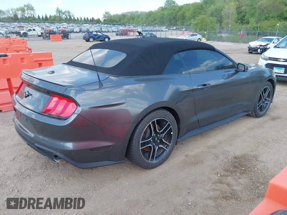2018 Ford Mustang EcoBoost Premium with VIN 1FATP8UHXJ5117800, listed as a IAAI auction lot 42232395 with 54,632 mi miles and . Bid and sale history available at DreamBid. Image 4.