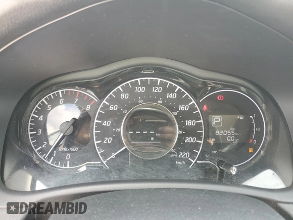 2018 Nissan Note SV with VIN 3N1CE2CP4JL369311, listed as a Copart auction lot 59320085 with 82,055 mi miles and Salvage title. Bid and sale history available at DreamBid. Image 9.