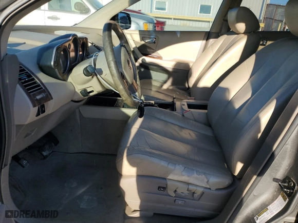 2007 Nissan Murano SL with VIN JN8AZ08T87W501237, listed as a Copart auction lot 70698864 with 119,865 mi miles and Salvage Title. Bid and sale history available at carsss.com. Image 7.
