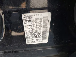 2013 Nissan Murano SL z VIN JN8AZ1MU7DW209031, wystawiony jako IAAI lot #42514806 z przebiegiem 192 047 mil mil oraz . Historia ofert i sprzedaży dostępna na DreamBid. Obrazek 9.