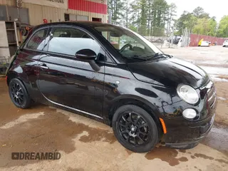 2016 FIAT 500 Pop with VIN 3C3CFFAR9GT144871, listed as a IAAI auction lot 41898736 with 124,823 mi miles. Bid and sale history available at carsss.com. Image 1.