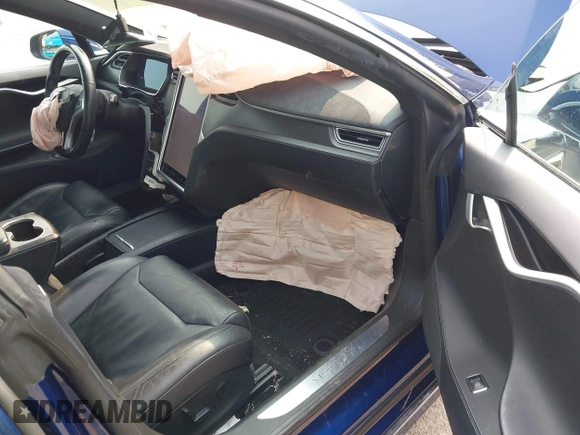 2017 Tesla Model S 100D with VIN 5YJSA1E27HF192505, listed as a IAAI auction lot 42409365 with 111,881 mi miles and . Bid and sale history available at DreamBid. Image 5.