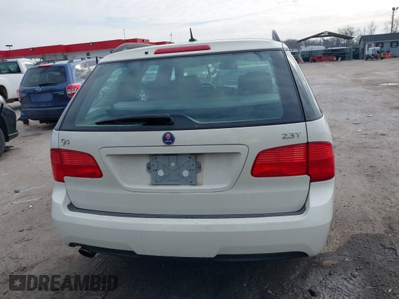 2008 Saab 9-5 with VIN YS3ED59G583514694, listed as a IAAI auction lot 41463705 with 122,409 mi miles. Bid and sale history available at carsss.com. Image 17.