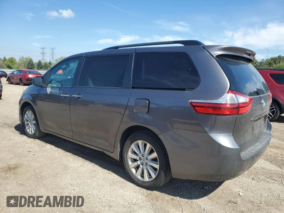 2015 Toyota Sienna Limited z VIN 5TDDK3DC4FS106412, wystawiony jako Copart lot #55531975 z przebiegiem 179 363 mil mil oraz Szkoda całkowita • Salvage title. Historia ofert i sprzedaży dostępna na DreamBid. Obrazek 2.
