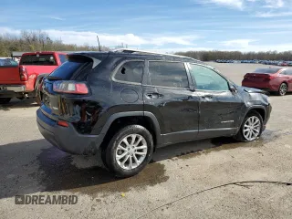 2020 Jeep Cherokee Latitude with VIN 1C4PJLCB0LD601299, listed as a Copart auction lot 49695505 with 98,579 mi miles and Salvage Title. Bid and sale history available at carsss.com. Image 3.