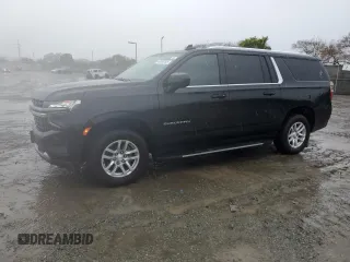 2021 Chevrolet Suburban LS with VIN 1GNSCBKD4MR393411, listed as a Copart auction lot 49038795 with 117,622 mi miles and Clean title. Bid and sale history available at DreamBid. Image 1.
