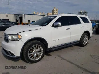 2014 Dodge Durango Citadel z VIN 1C4RDHEG3EC979714, wystawiony jako Copart lot #43798215 z przebiegiem 190 595 mil mil oraz Szkoda całkowita • Salvage title. Historia ofert i sprzedaży dostępna na DreamBid. Obrazek 1.