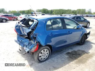 2009 Toyota Yaris with VIN JTDKT903895237298, listed as a Copart auction lot 50908243 with 117,668 mi miles and Salvage Title. Bid and sale history available at carsss.com. Image 3.