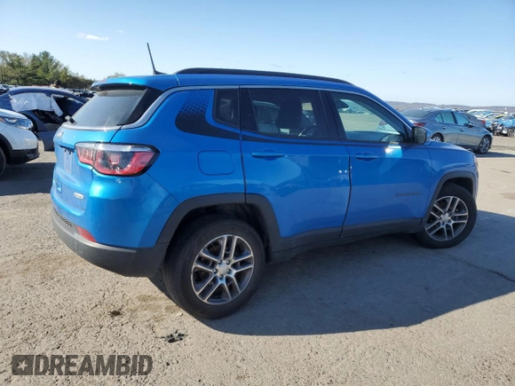 2019 Jeep Compass Latitude with VIN 3C4NJCBB2KT844341, listed as a Copart auction lot 53052675 with 59,709 mi miles and Salvage Title. Bid and sale history available at carsss.com. Image 3.