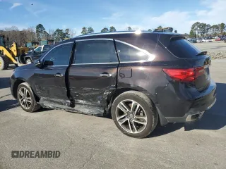 2017 Acura MDX Advance with VIN 5FRYD3H8XHB007018, listed as a Copart auction lot 45376275 with 116,938 mi miles and Salvage title. Bid and sale history available at DreamBid. Image 2.