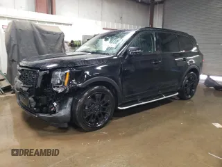2021 Kia Telluride EX with VIN 5XYP3DHC9MG175651, listed as a Copart auction lot 49112045 with 59,184 mi miles and Salvage Title. Bid and sale history available at DreamBid. Image 1.