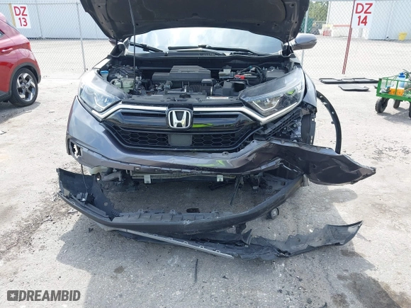 2022 Honda CR-V EX-L with VIN 2HKRW1H84NH406962, listed as a IAAI auction lot 41607553 with 84,559 mi miles. Bid and sale history available at carsss.com. Image 6.