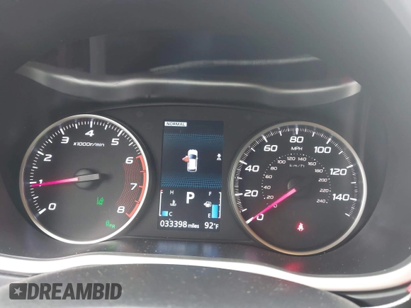 2024 Mitsubishi Eclipse Cross SE with VIN JA4ATWAA4RZ034659, listed as a IAAI auction lot 42670533 with 33,398 mi miles and . Bid and sale history available at DreamBid. Image 7.