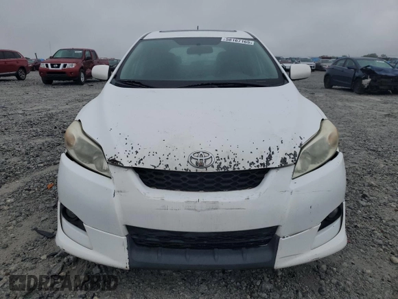 2009 Toyota Matrix S with VIN 2T1KE40E59C002925, listed as a Copart auction lot 58167165 with 198,246 mi miles and Salvage title. Bid and sale history available at DreamBid. Image 5.