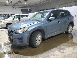 2016 Mazda CX-5 Sport with VIN JM3KE4BY2G0753678, listed as a Copart auction lot 43381635 with 90,791 mi miles and Salvage Title. Bid and sale history available at carsss.com. Image 1.