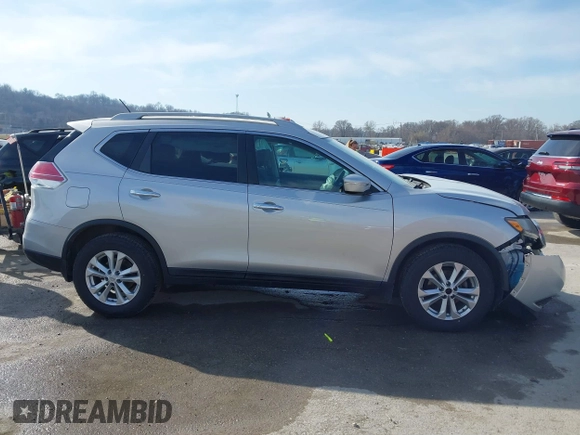 2015 Nissan Rogue SL with VIN 5N1AT2MT7FC877986, listed as a IAAI auction lot 41777704 with 130,537 mi miles. Bid and sale history available at carsss.com. Image 13.