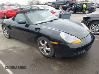 2002 Porsche Boxster z VIN WP0CA298X2U623474, wystawiony jako IAAI lot #41754154 z przebiegiem 98 896 mil mil oraz . Historia ofert i sprzedaży dostępna na DreamBid. Obrazek 1.