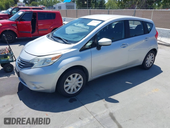 2015 Nissan Note SV with VIN 3N1CE2CP4FL409975, listed as a IAAI auction lot 42569579 with 122,714 mi miles and . Bid and sale history available at DreamBid. Image 2.