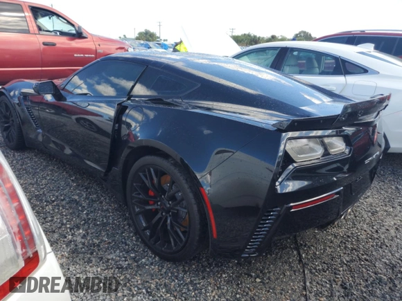 2016 Chevrolet Corvette Z06 1LZ with VIN 1G1YN2D62G5613452, listed as a Copart auction lot 74328594 with 0 mi miles and Salvage Title. Bid and sale history available at carsss.com. Image 2.