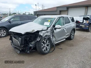 2022 Hyundai Palisade SEL with VIN KM8R4DHE5NU422375, listed as a IAAI auction lot 42739876 with Not provided miles and . Bid and sale history available at DreamBid. Image 2.