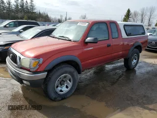 2003 Toyota Tacoma with VIN 5TEWN72N73Z177601, listed as a Copart auction lot 50990095 with 216,315 mi miles and Clean Title. Bid and sale history available at carsss.com. Image 1.