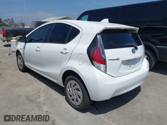 2016 Toyota Prius One with VIN JTDKDTB33G1121440, listed as a IAAI auction lot 42063762 with 72,196 mi miles and . Bid and sale history available at DreamBid. Image 3.