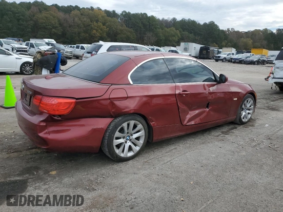 2011 BMW 3 Series 328i with VIN WBADW3C59BE538725, listed as a Copart auction lot 83483004 with 139,443 mi miles and Salvage Title. Bid and sale history available at carsss.com. Image 3.
