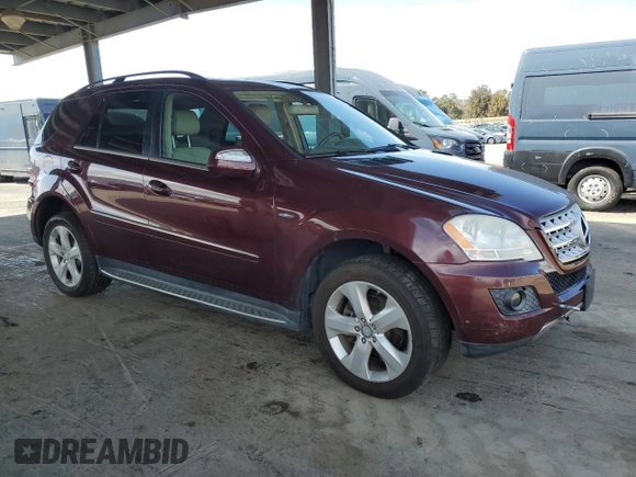 2010 Mercedes-Benz M 350 with VIN 4JGBB2FB7AA615630, listed as a Copart auction lot 51185315 with 168,742 mi miles and Clean Title. Bid and sale history available at DreamBid. Image 4.
