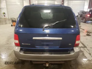 2005 Kia Sedona LX with VIN KNDUP132556681132, listed as a Copart auction lot 45687035 with 226,291 mi miles and Non Repairable. Bid and sale history available at carsss.com. Image 6.