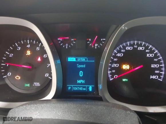 2015 Chevrolet Equinox LTZ with VIN 2GNFLDE3XF6361643, listed as a IAAI auction lot 41702248 with 104,740 mi miles. Bid and sale history available at carsss.com. Image 7.